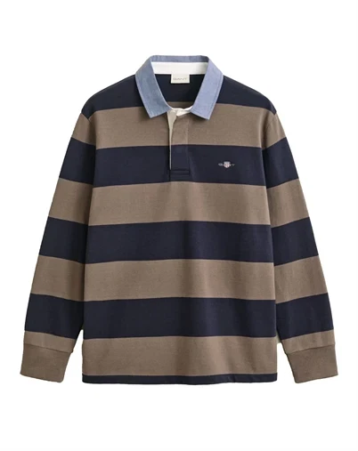 Gant - Classic Heavy Rugger Polo - Faded Taupe